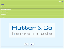 Tablet Screenshot of hutter-co.at